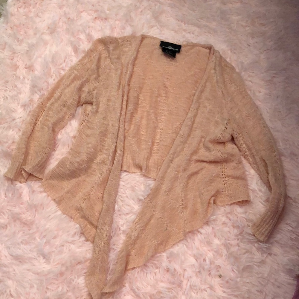 Peach shrug